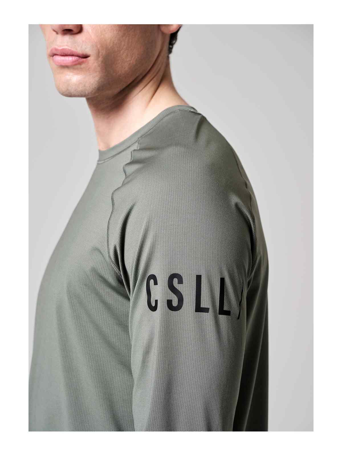 Koszulka CASALL M Rapidry Long Sleeve sage grey - Adventure Sports