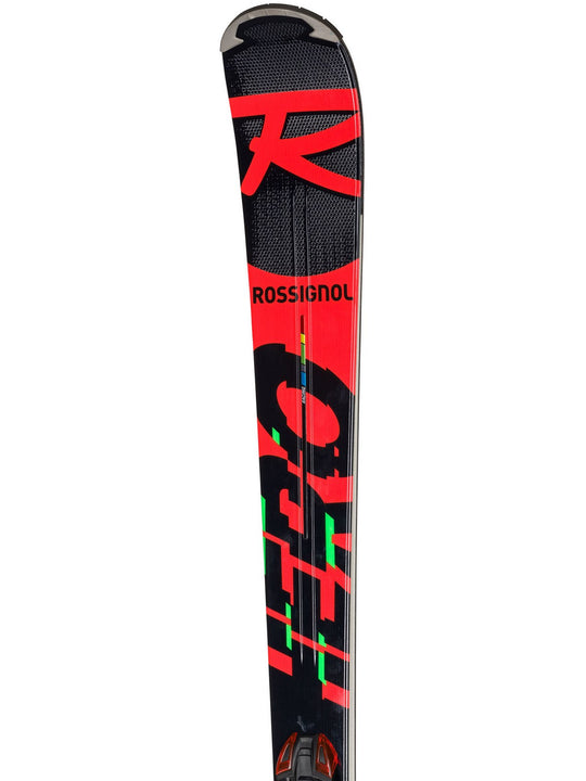 Narty ROSSIGNOL HERO ELITE ST TI (R22) + wiązania LOOK SPX 14 ROCKERACE BLACK ICON - Adventure Sports
