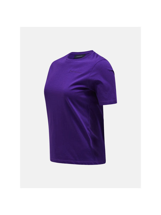 T-Shirt Peak Performance W Original Small Logo Tee fioletowy - Koszulka - Adventure Sports
