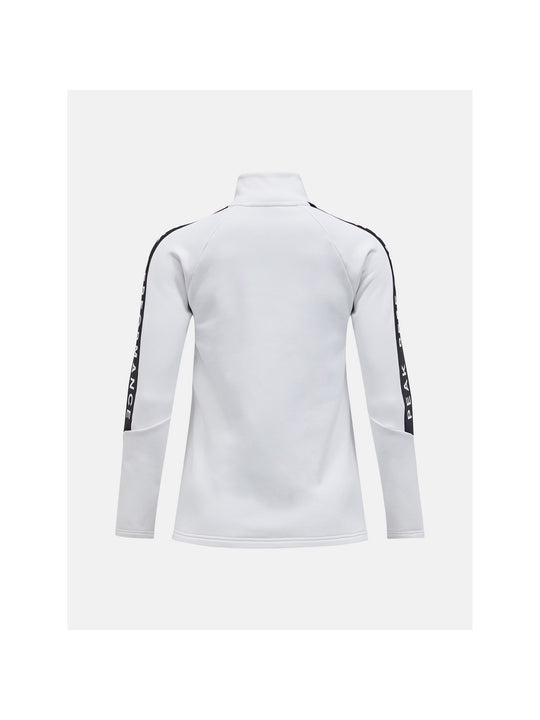 Bluza damska Peak Performance W Rider Zip Jacket biały - Adventure Sports
