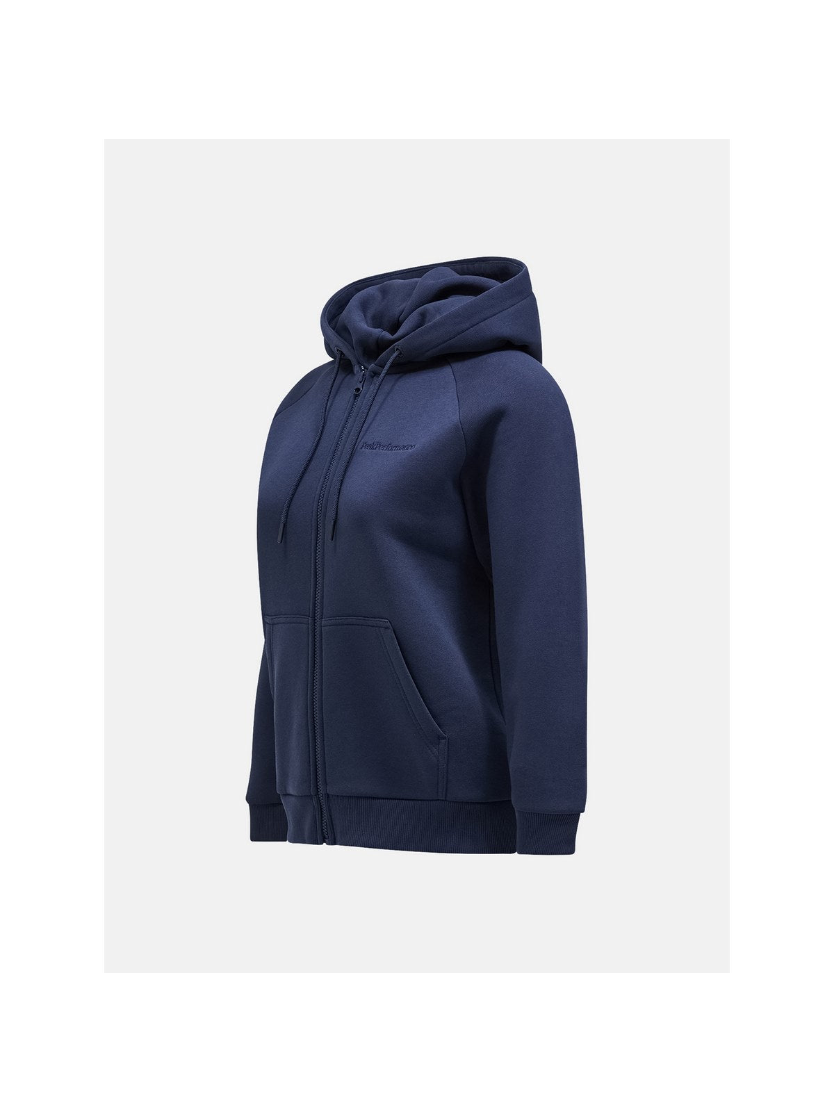 Bluza damska Peak Performance W Original Small Logo Zip Hood granatowa - Adventure Sports