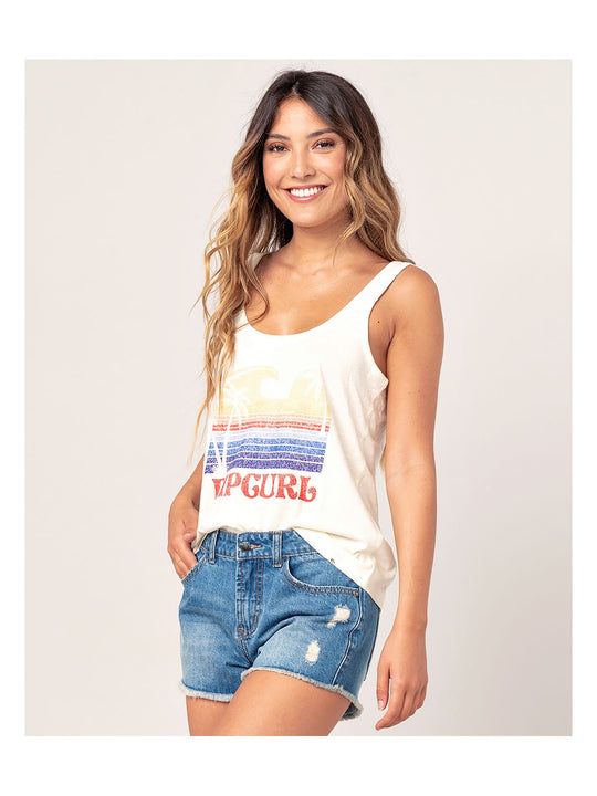 Top RIP CURL GOLDEN STATE SINGLET - Koszulka - Adventure Sports
