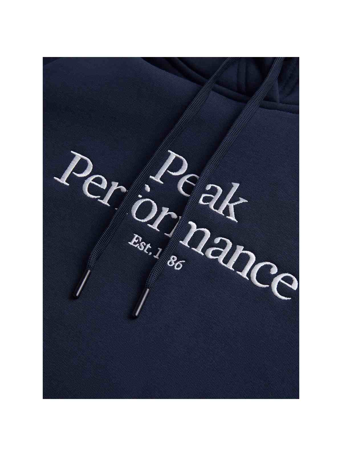Bluza damska Peak Performance W Original Hood granatowy - Adventure Sports
