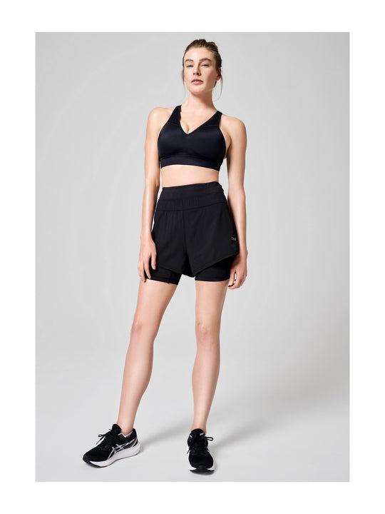 Szorty CASALL Shaping Double Shorts czarny - Adventure Sports
