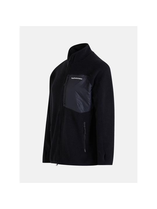 Bluza Peak Performance M Pile Zip Jacket czarny - Adventure Sports
