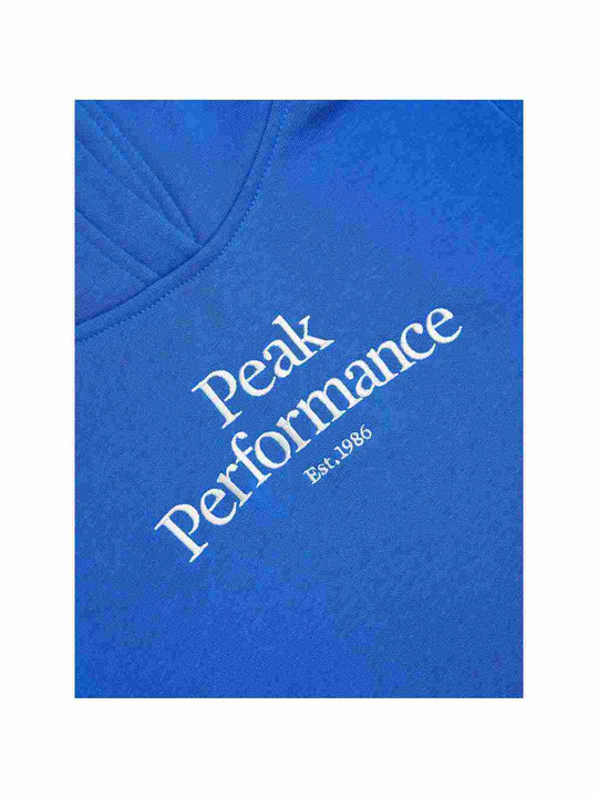 Bluza dziecięca sportowa Peak Performance Jr Original Hood niebieski - Adventure Sports
