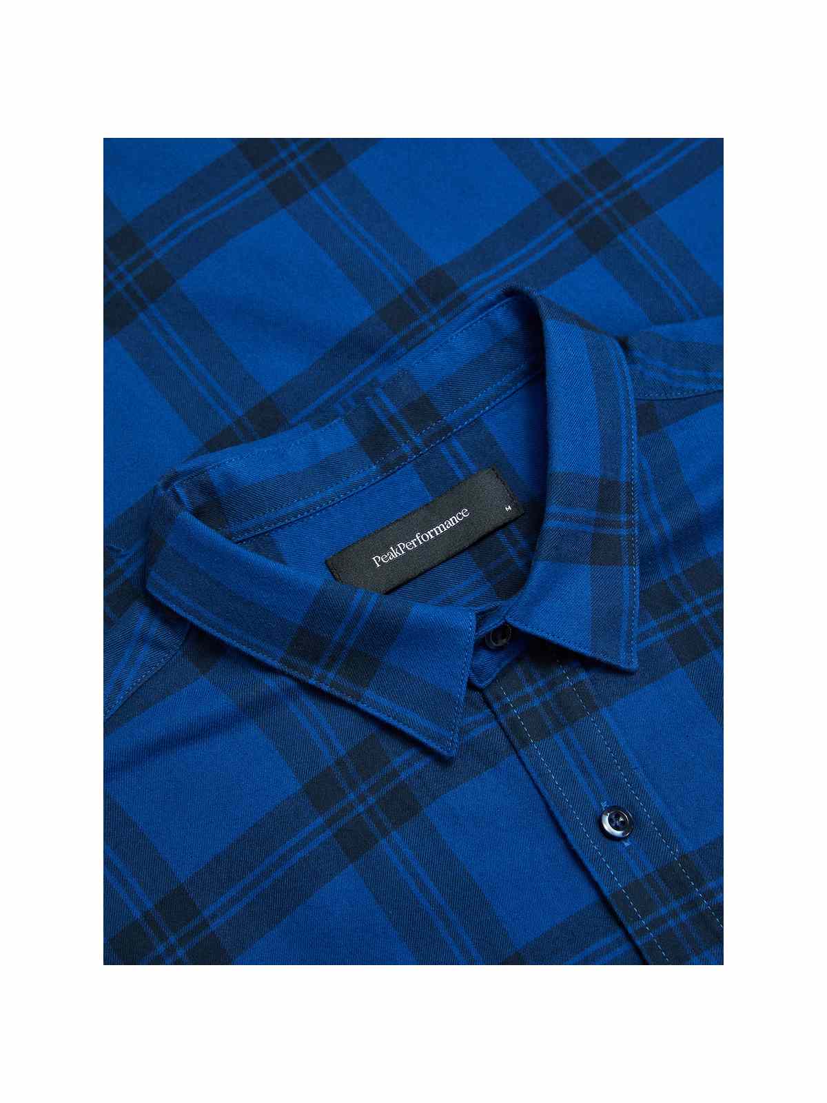 Koszula Peak Performance M Moment Flannel Shirt niebieski - Adventure Sports