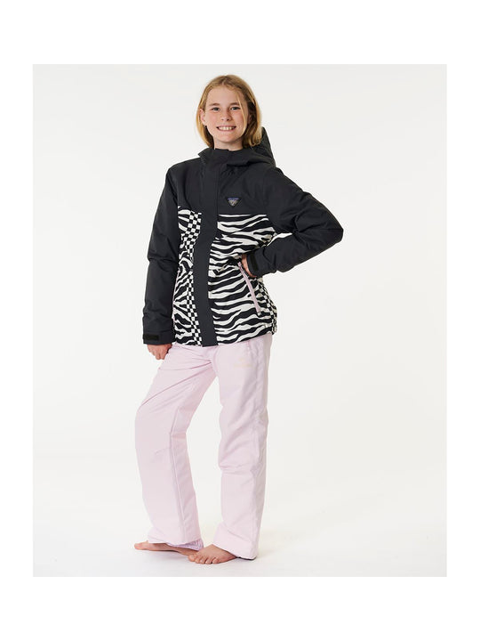 Kurtka narciarska RIP CURL Olly Snow Jacket 10K-Kids czarny - Adventure Sports
