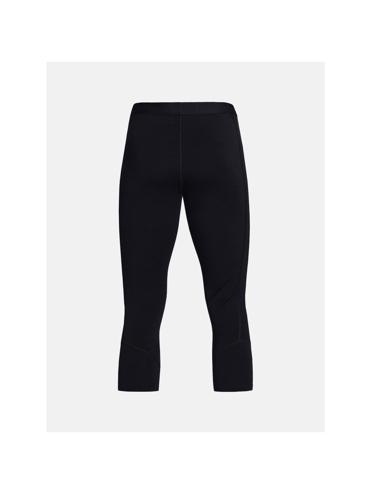 Legginsy damskie Peak Performance W MAGIC SHORT JOHN czarne - Adventure Sports