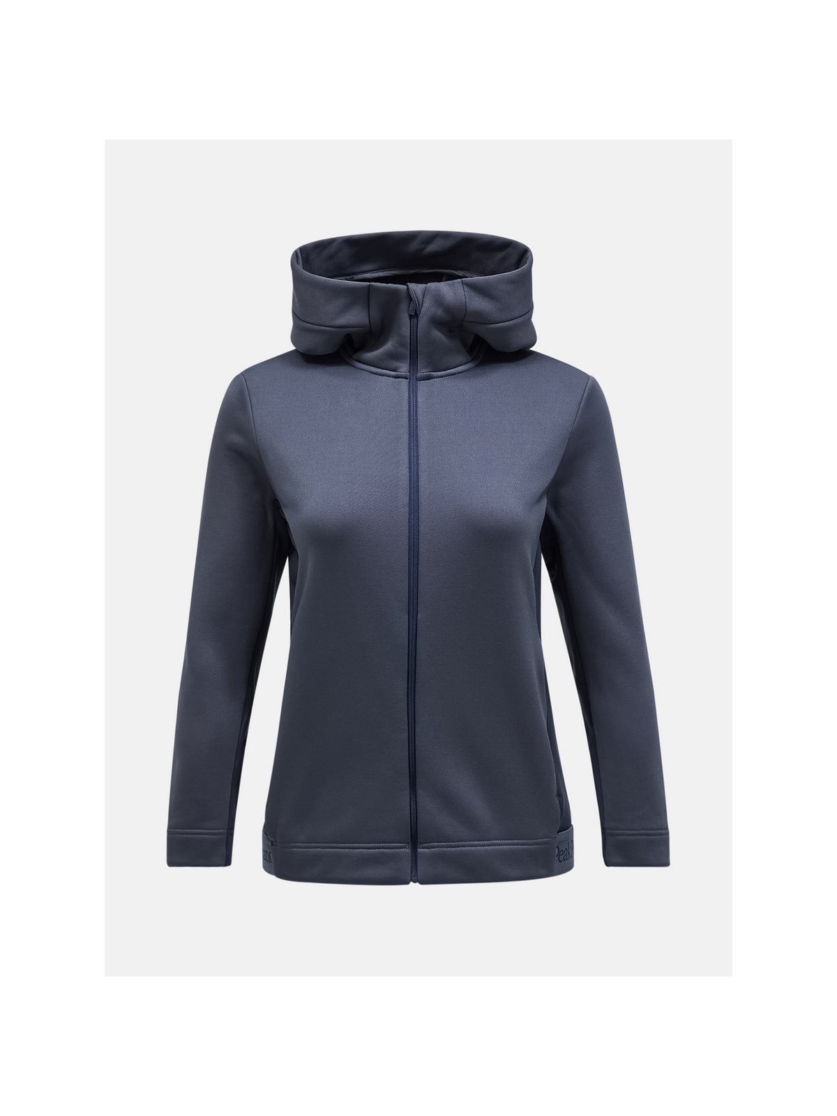 Bluza damska mid layer Peak Performance W Rider Tech Zip Hood niebieski - Adventure Sports
