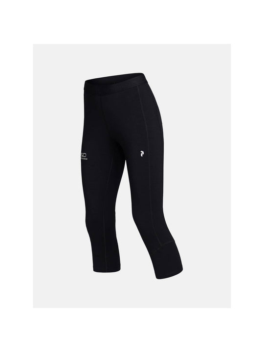 Legginsy damskie Peak Performance W MAGIC SHORT JOHN czarne - Adventure Sports
