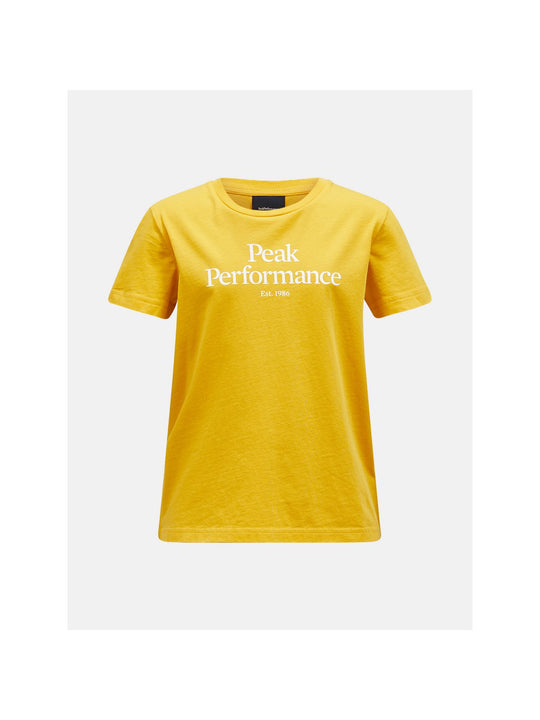 T-Shirt Peak Performance Jr Original Tee żółty - Koszulka - Adventure Sports
