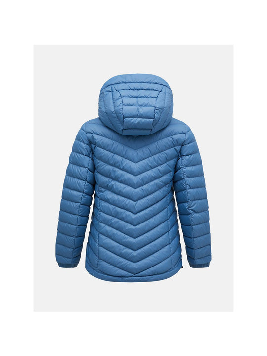 Kurtka puchowa Peak Performance W Frost Down Hood Jacket niebieski - narciarska - Adventure Sports
