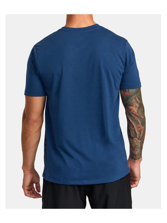 T-Shirt RVCA Rvca 2X Ss niebieski - Koszulka - Adventure Sports

