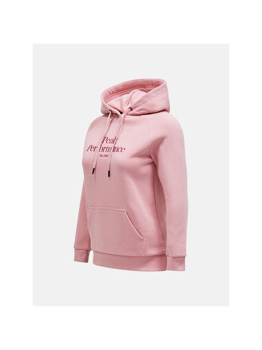 Bluza Peak Performance W Original Hood różowy - Adventure Sports
