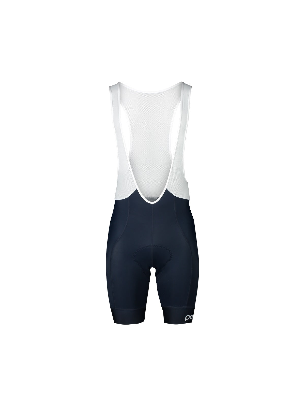 Spodenki rowerowe POC PURE Bib Shorts VPDs - granatowy | biały - Adventure Sports