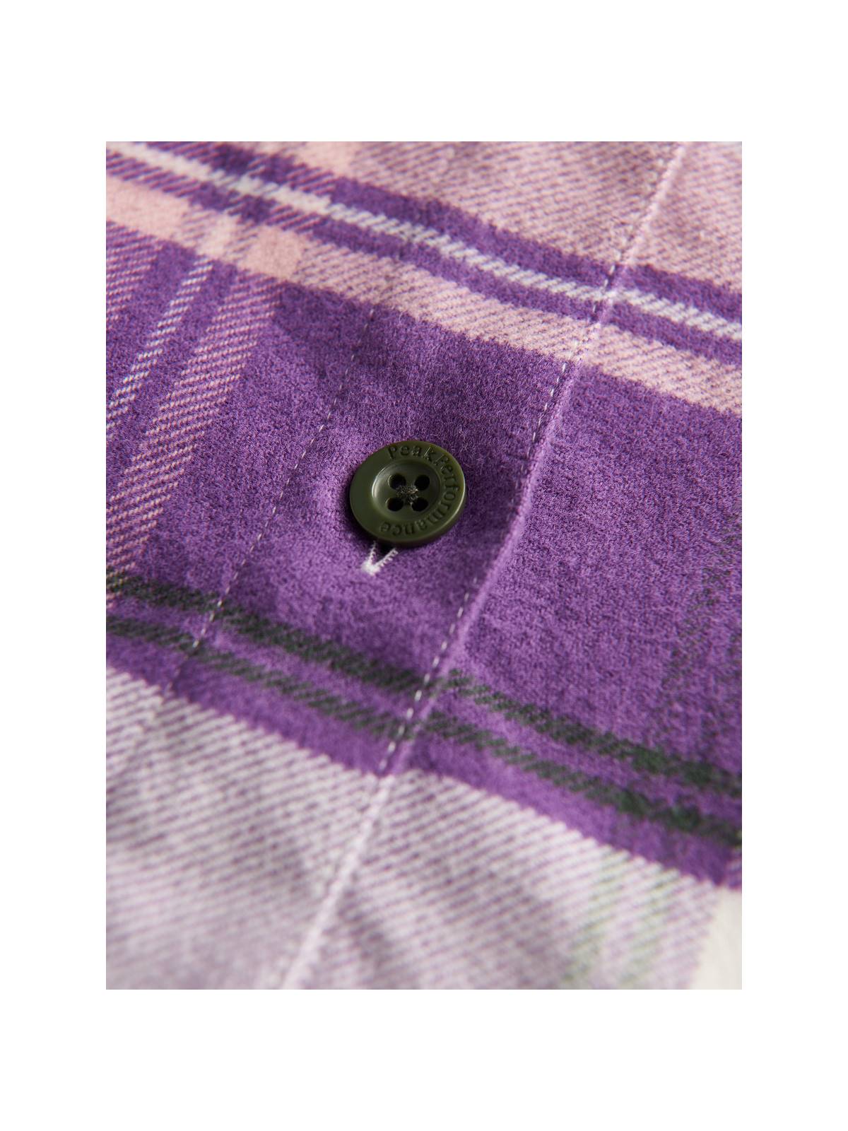 Koszula flanelowa Peak Performance W KELLY FLANNEL SHIRT fioletowo różowa krata - Adventure Sports
