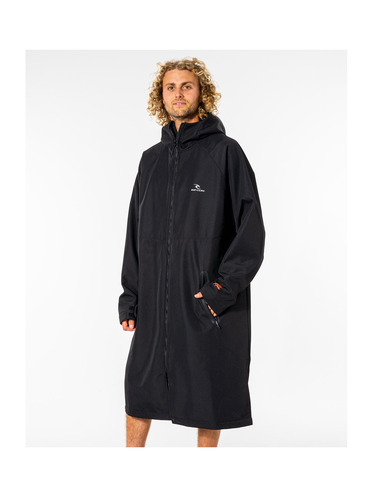 Poncho RIP CURL Anti-Series Hooded - czarny - M - Adventure Sports