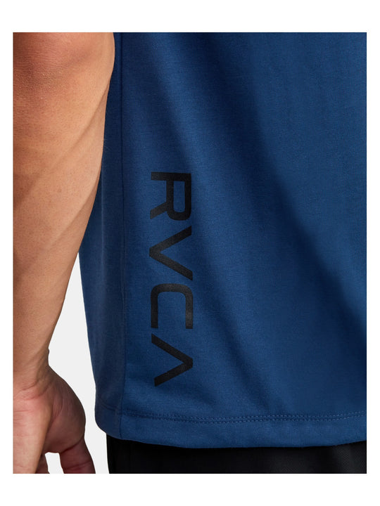 T-Shirt RVCA Rvca 2X Ss niebieski - Koszulka - Adventure Sports
