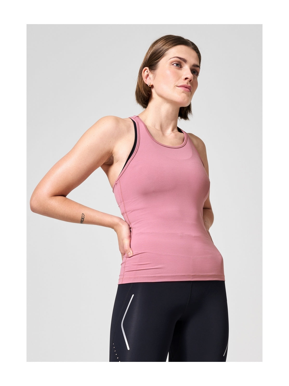 Koszulka sportowa CASALL Essential Racerback różowy - Adventure Sports