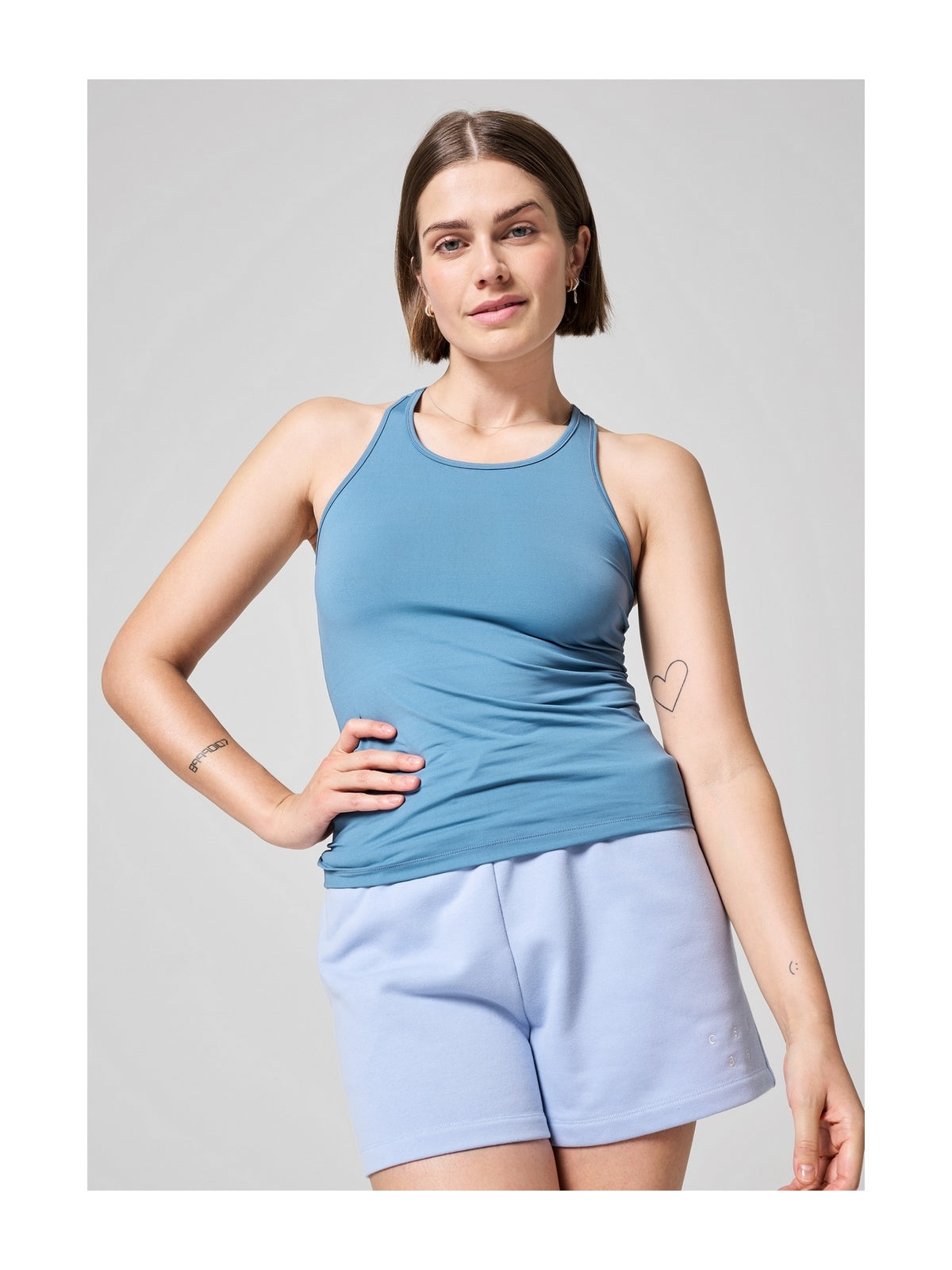Koszulka sportowa CASALL Essential Racerback niebieski - Adventure Sports