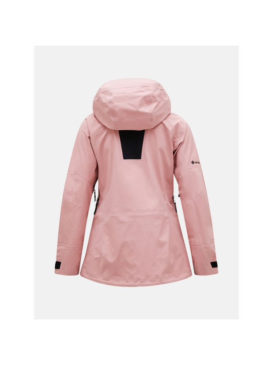 Kurtka narciarska Peak Performance W Alpine Gore-Tex 3L różowy - Adventure Sports
