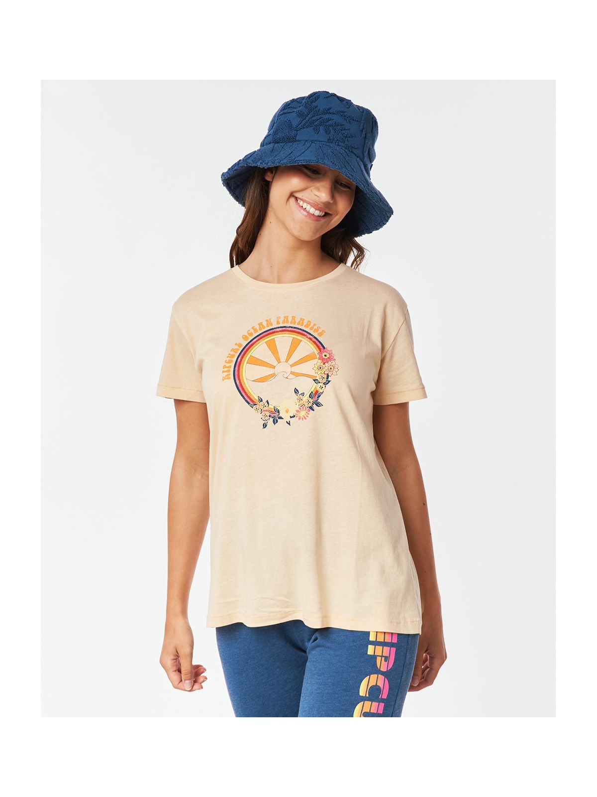 T-Shirt RIP CURL Surf Revival 70S Tee - pomarańczowy - Koszulka - Adventure Sports