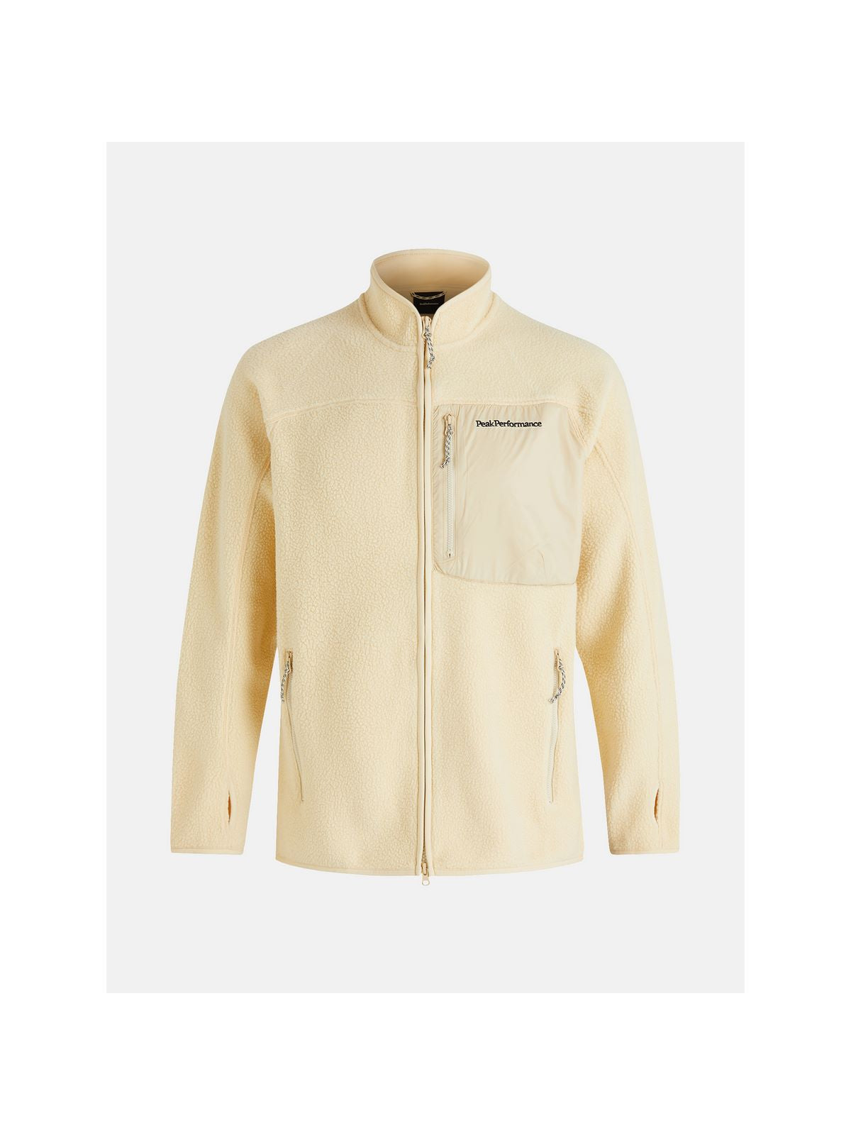 Bluza Peak Performance M Pile Zip Jacket beżowy - Adventure Sports