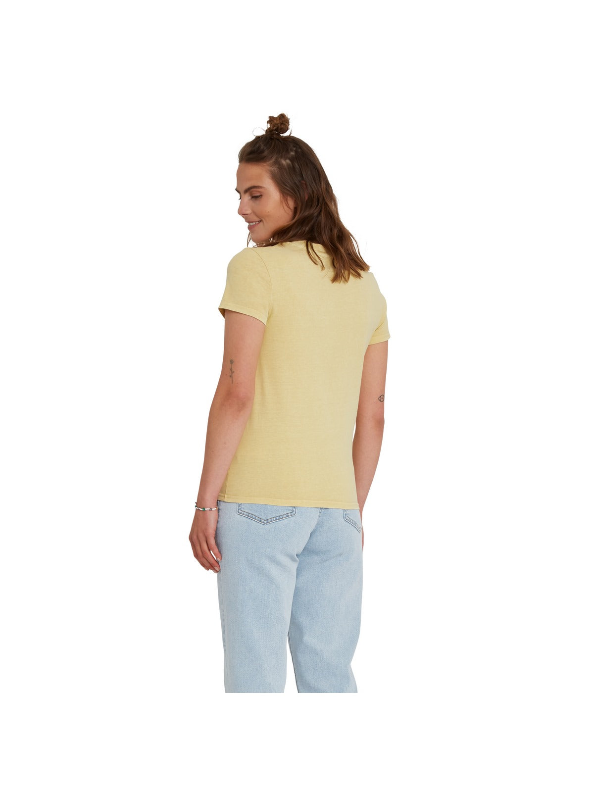 T-Shirt Volcom Solid Stone Emb Tee - kremowy - Koszulka - Adventure Sports