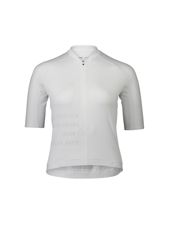 Koszulka rowerowa POC W’s PRISTINE PRINT Jersey - biały - Adventure Sports
