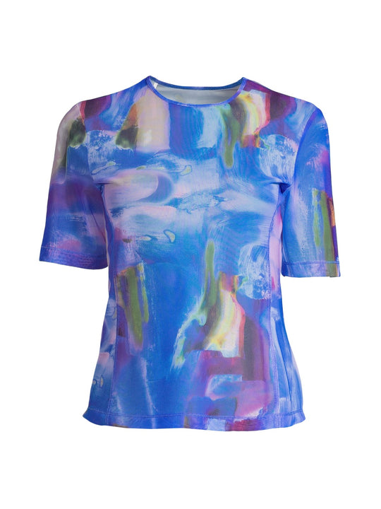 Koszulka CASALL Sheer Mesh Tee niebieski - Adventure Sports
