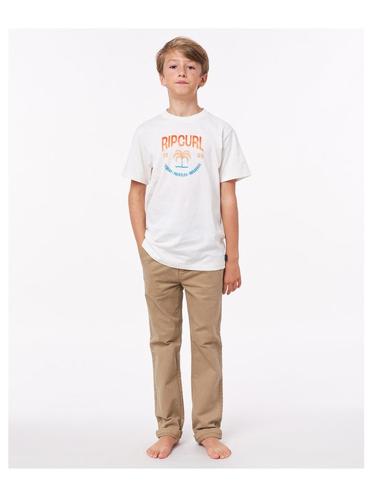 T-Shirt RIP CURL Desti Tee -Boy różowy - Koszulka - Adventure Sports
