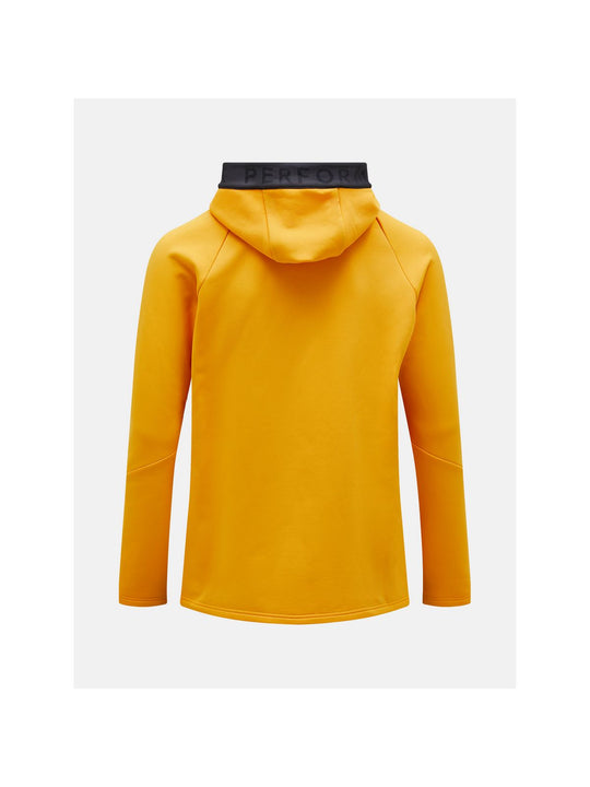 Bluza mid layer męska Peak Performance M Rider Zip Hood żółty - Adventure Sports
