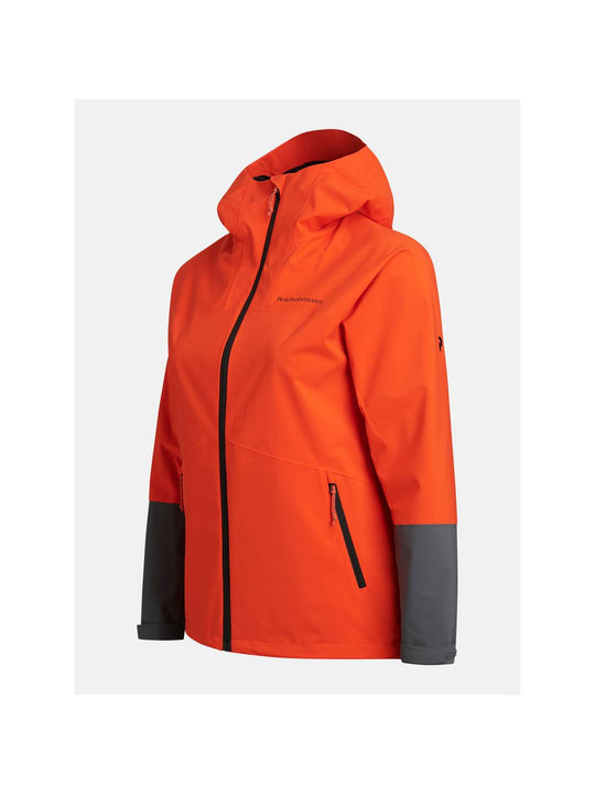 Kurtka damska PEAK PERFORMANCE W NIGHTBREAK JACKET czerwona - Adventure Sports
