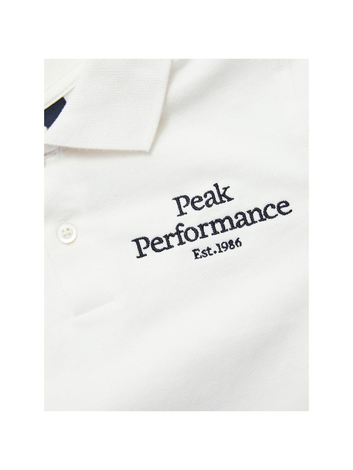 Koszulka polo Peak Performance Jr Original Polo biały - Adventure Sports