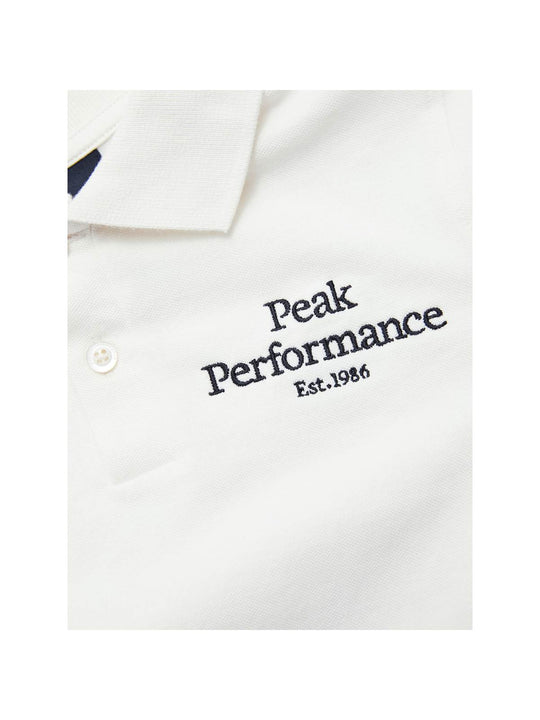 Koszulka polo Peak Performance Jr Original Polo biały - Adventure Sports
