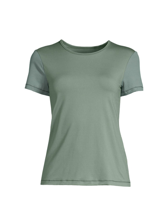 Koszulka CASALL Essential Mesh Detail Tee zielony - Adventure Sports
