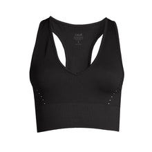 Top treningowy CASALL Seamless Femme V-neck czarny - Adventure Sports
