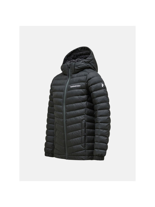 Kurtka puchowa Peak Performance Jr Frost Down Hood Jacket zielony - narciarska - Adventure Sports
