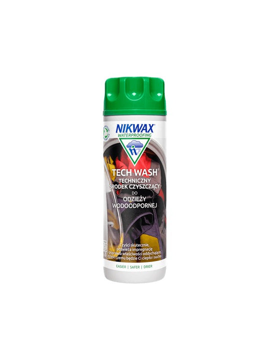 Środek piorący NIKWAX Tech Wash 300 ml - Środki Czyszczące - Adventure Sports
