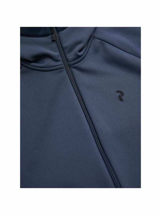 Bluza damska Peak Performance M Rider Zip Hood niebieski - Adventure Sports
