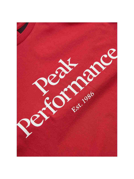 T-Shirt Peak Performance M Original Tee czerwony - Koszulka - Adventure Sports
