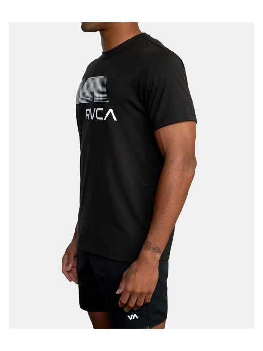 T-Shirt RVCA Va Rvca Blur Ss czarny - Koszulka - Adventure Sports
