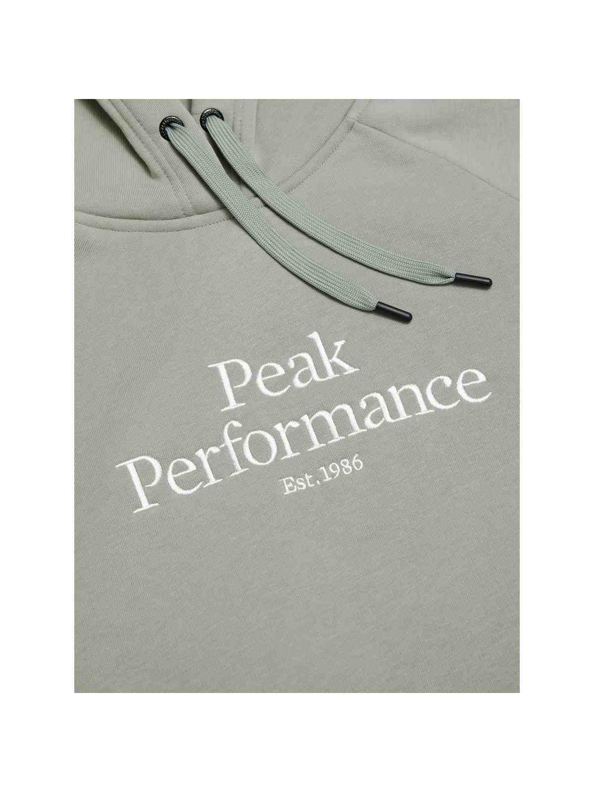 Bluza Peak Performance W Original Hood zielony - Adventure Sports