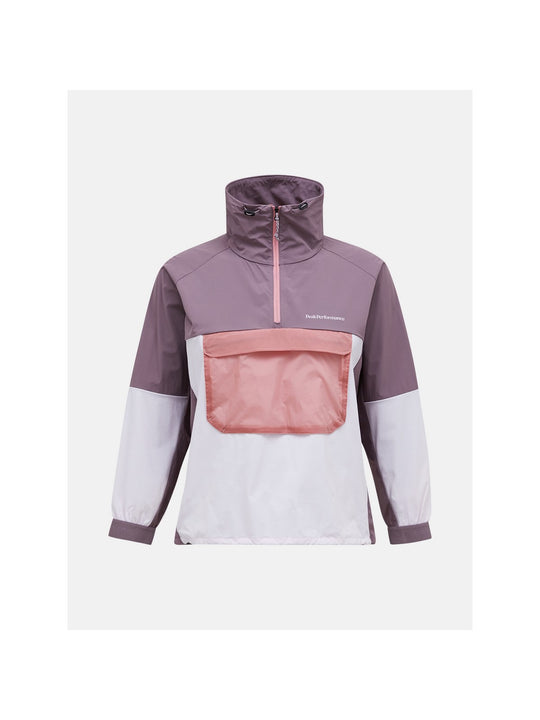 Bluza Peak Performance W Light Woven Anorak brudny róż - Adventure Sports
