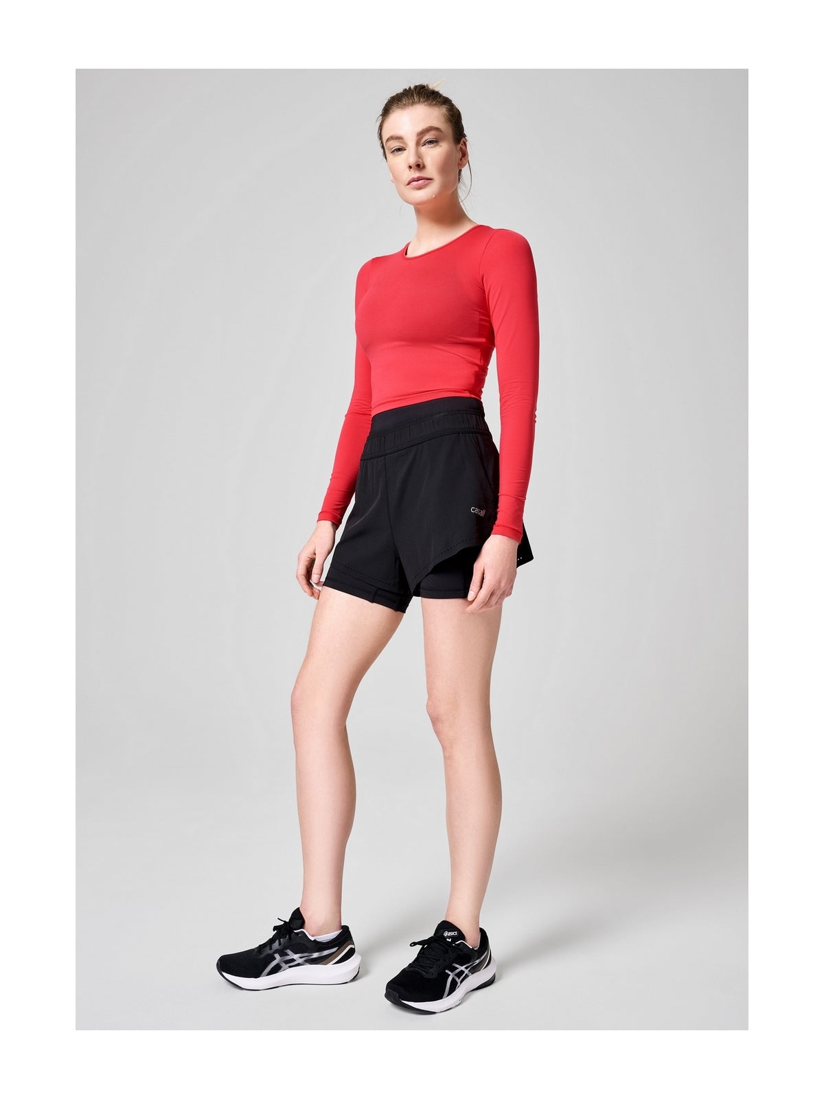 Szorty CASALL Shaping Double Shorts czarny - Adventure Sports