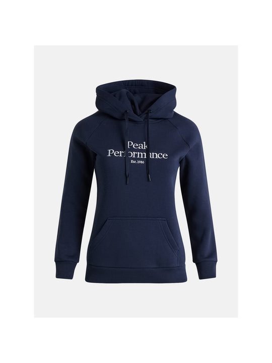 Bluza damska Peak Performance W Original Hood granatowy - Adventure Sports
