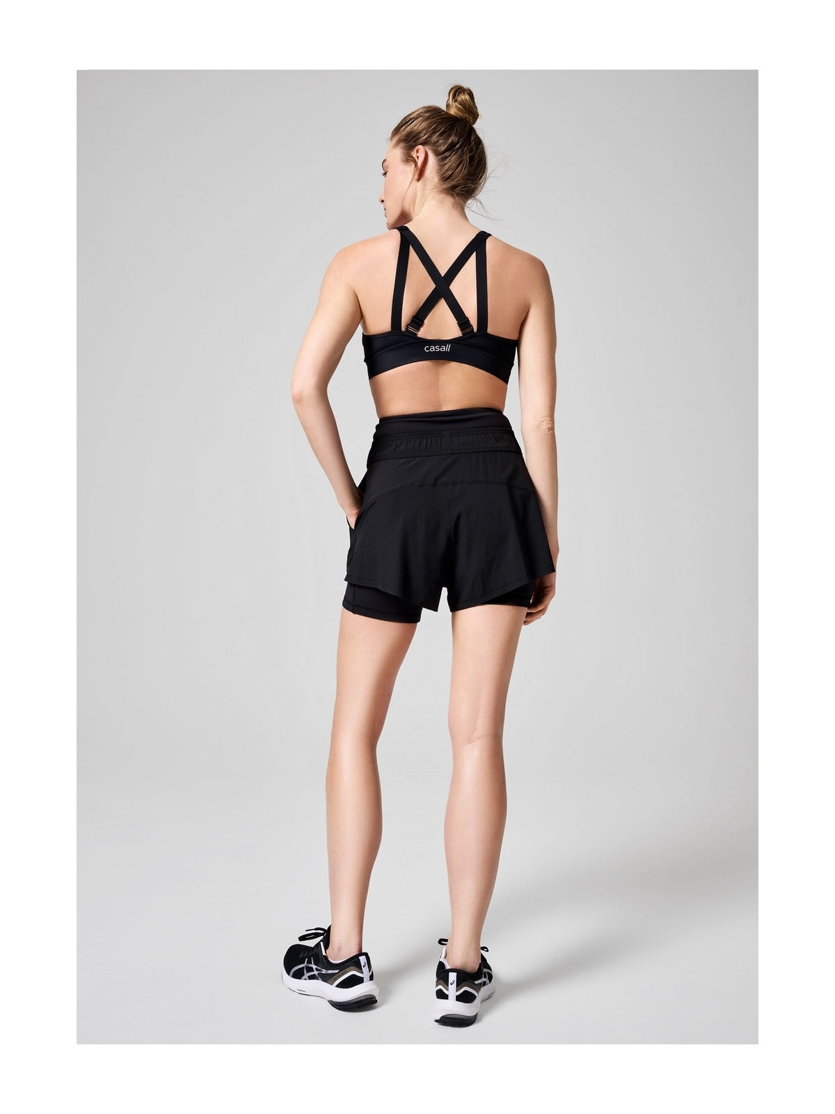 Szorty CASALL Shaping Double Shorts czarny - Adventure Sports