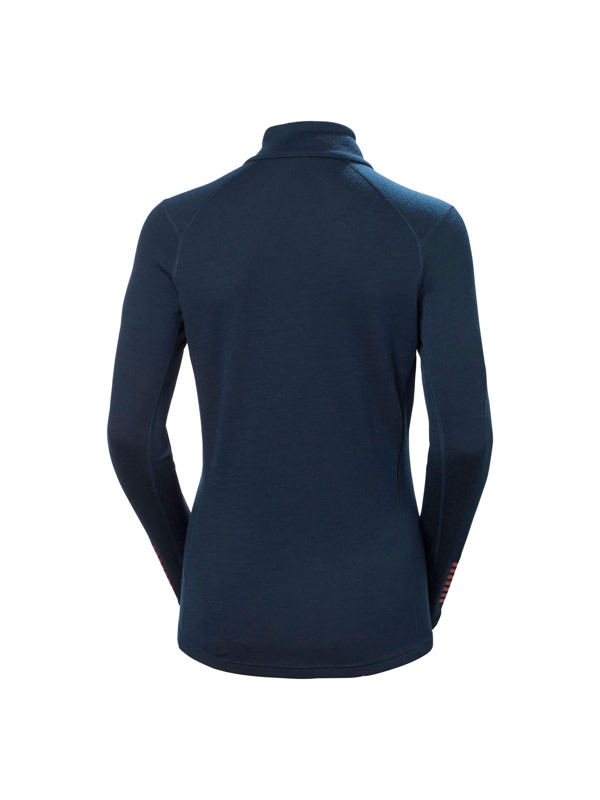 Koszulka Helly Hansen W Lifa Merino Midw Gra 1/2 Zip granatowy - Adventure Sports