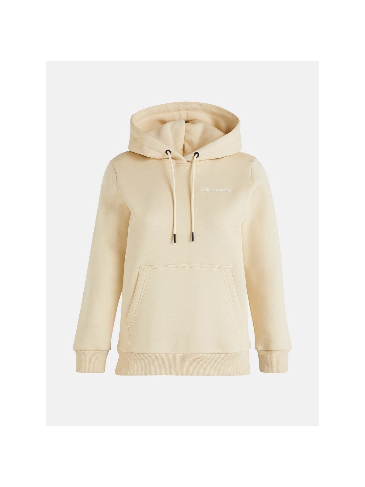 Bluza Peak Performance W Original Small Logo Hoo beżowy - Adventure Sports